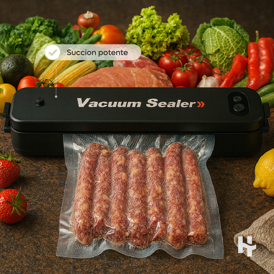 Sellador al Vacío Compacto + 10 Bolsas