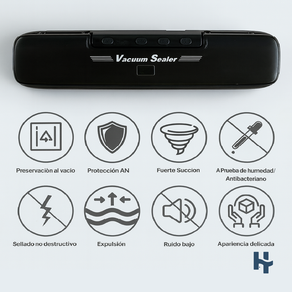 Sellador al Vacío Compacto + 10 Bolsas